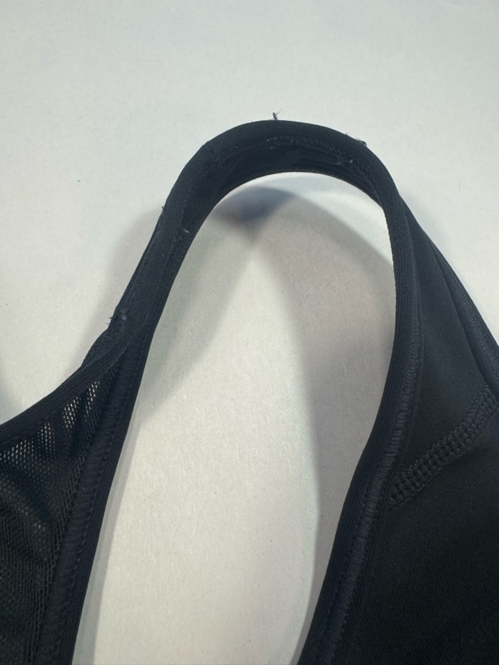adidas Black Sports Bra with White Logo Print - Picture 6 of 7